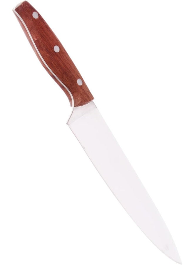 Danny Home Chef's Stainless Steel Knife With Wodden Handle -Brown - Image 2